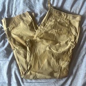 Prana Stretch Zion II Pants Green Camo 38x30